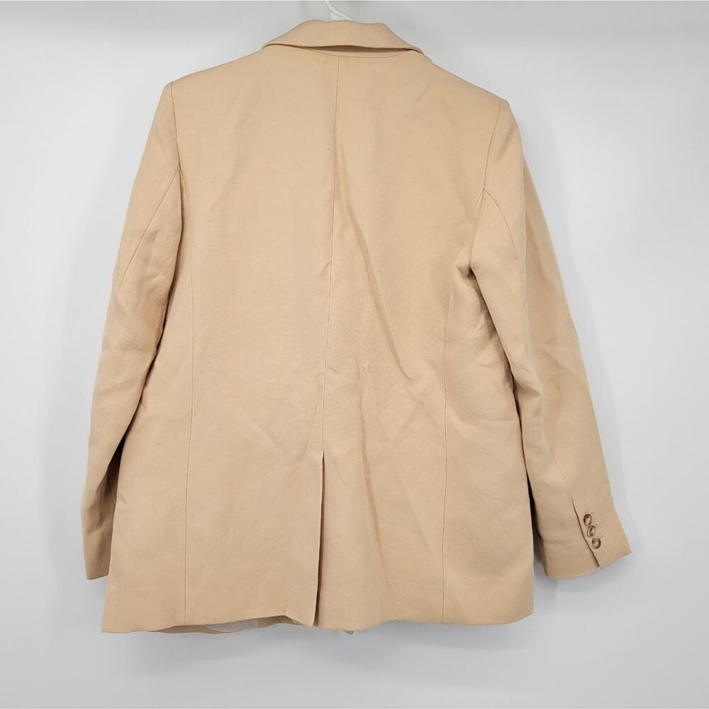 Sezane Paris Michele Jacket Blazer in a Pale Yellow Mottled Ecru Size 38 Medium - Picture 7 of 16